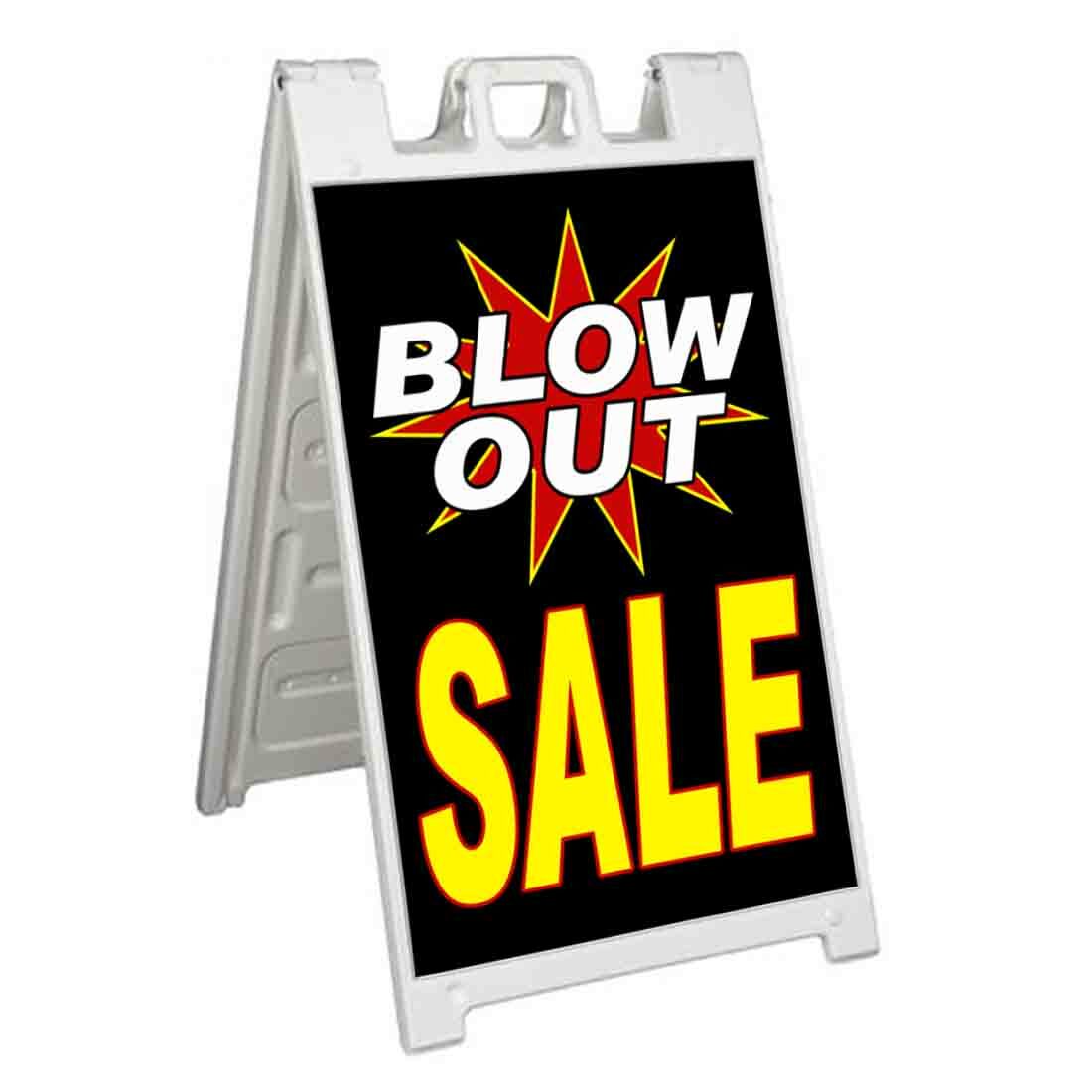 BLOW OUT SALE Signicade 24×36 A Frame Sidewalk Pavement Sign Double Sided