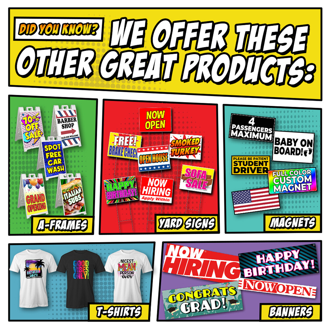 GRAND RE-OPENING CLEARANCE BANNER Advertising Vinyl Flag Sign INV